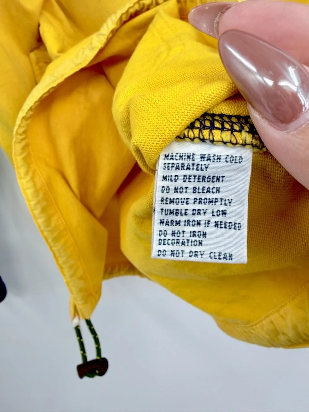 POLO RALPH LAUREN Colorblock Quilted Anorak Hoodie Blue Yellow